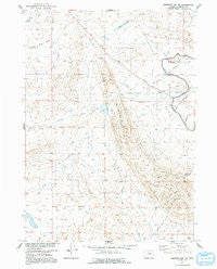 Emigrant Gap NW Wyoming Historical topographic map, 1:24000 scale, 7.5 X 7.5 Minute, Year 1951