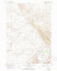 Emigrant Gap Wyoming Historical topographic map, 1:24000 scale, 7.5 X 7.5 Minute, Year 1960