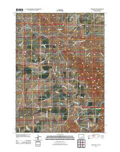 Emigrant Gap Wyoming Historical topographic map, 1:24000 scale, 7.5 X 7.5 Minute, Year 2012