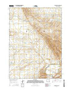 Emigrant Gap Wyoming Current topographic map, 1:24000 scale, 7.5 X 7.5 Minute, Year 2015