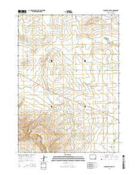 Emigrant Gap NE Wyoming Current topographic map, 1:24000 scale, 7.5 X 7.5 Minute, Year 2015