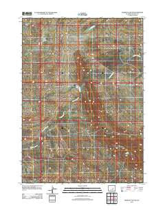 Emigrant Gap NW Wyoming Historical topographic map, 1:24000 scale, 7.5 X 7.5 Minute, Year 2012