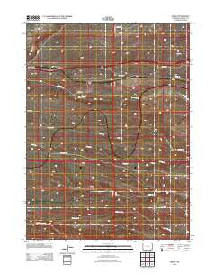 Emkay Wyoming Historical topographic map, 1:24000 scale, 7.5 X 7.5 Minute, Year 2012