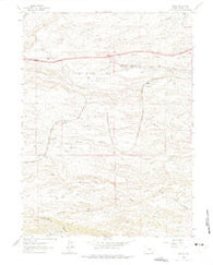 Emkay Wyoming Historical topographic map, 1:24000 scale, 7.5 X 7.5 Minute, Year 1962