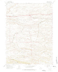 Emkay Wyoming Historical topographic map, 1:24000 scale, 7.5 X 7.5 Minute, Year 1962