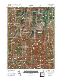 Encampment Wyoming Historical topographic map, 1:24000 scale, 7.5 X 7.5 Minute, Year 2012