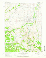 Encampment Wyoming Historical topographic map, 1:24000 scale, 7.5 X 7.5 Minute, Year 1961