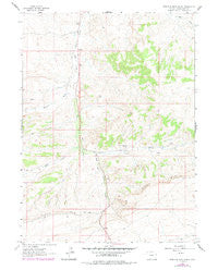 Erickson-Kent Ranch Wyoming Historical topographic map, 1:24000 scale, 7.5 X 7.5 Minute, Year 1963