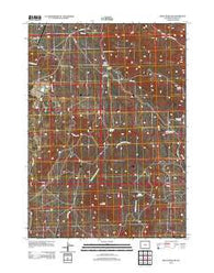 Ervay Basin SW Wyoming Historical topographic map, 1:24000 scale, 7.5 X 7.5 Minute, Year 2012