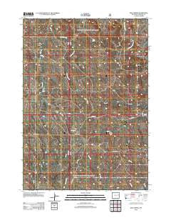 Esau Spring Wyoming Historical topographic map, 1:24000 scale, 7.5 X 7.5 Minute, Year 2012
