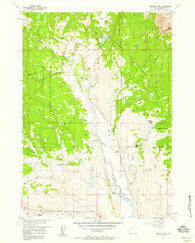Esmond Park Wyoming Historical topographic map, 1:24000 scale, 7.5 X 7.5 Minute, Year 1956