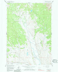 Esmond Park Wyoming Historical topographic map, 1:24000 scale, 7.5 X 7.5 Minute, Year 1956