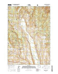 Esmond Park Wyoming Current topographic map, 1:24000 scale, 7.5 X 7.5 Minute, Year 2015