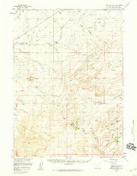 Essex Mountain Wyoming Historical topographic map, 1:62500 scale, 15 X 15 Minute, Year 1958