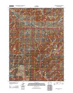 Essex Mountain Wyoming Historical topographic map, 1:24000 scale, 7.5 X 7.5 Minute, Year 2012