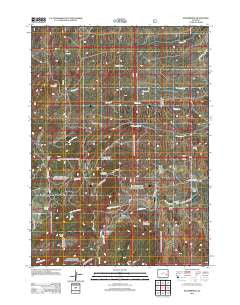 Esterbrook Wyoming Historical topographic map, 1:24000 scale, 7.5 X 7.5 Minute, Year 2012