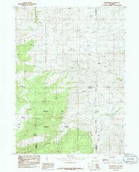 Esterbrook Wyoming Historical topographic map, 1:24000 scale, 7.5 X 7.5 Minute, Year 1985