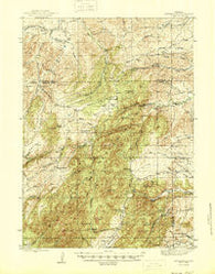 Esterbrook Wyoming Historical topographic map, 1:62500 scale, 15 X 15 Minute, Year 1945