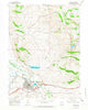Evanston Wyoming Historical topographic map, 1:24000 scale, 7.5 X 7.5 Minute, Year 1965