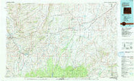 Evanston Wyoming Historical topographic map, 1:100000 scale, 30 X 60 Minute, Year 1980