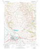 Evanston Wyoming Historical topographic map, 1:24000 scale, 7.5 X 7.5 Minute, Year 1965