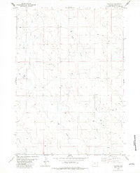 Fairview Wyoming Historical topographic map, 1:24000 scale, 7.5 X 7.5 Minute, Year 1982