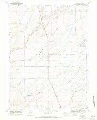 Farson Wyoming Historical topographic map, 1:24000 scale, 7.5 X 7.5 Minute, Year 1968