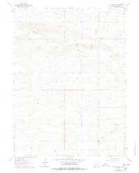 Farthing Ranch Wyoming Historical topographic map, 1:24000 scale, 7.5 X 7.5 Minute, Year 1962