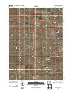 Farthing Ranch Wyoming Historical topographic map, 1:24000 scale, 7.5 X 7.5 Minute, Year 2012