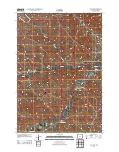 Fawn Draw Wyoming Historical topographic map, 1:24000 scale, 7.5 X 7.5 Minute, Year 2012