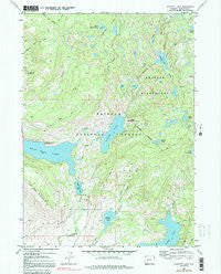 Fayette Lake Wyoming Historical topographic map, 1:24000 scale, 7.5 X 7.5 Minute, Year 1968
