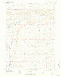 Federal Wyoming Historical topographic map, 1:24000 scale, 7.5 X 7.5 Minute, Year 1962