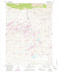 Ferris Wyoming Historical topographic map, 1:24000 scale, 7.5 X 7.5 Minute, Year 1953
