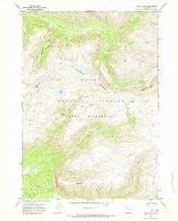 Ferry Lake Wyoming Historical topographic map, 1:24000 scale, 7.5 X 7.5 Minute, Year 1970