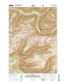 Ferry Lake Wyoming Current topographic map, 1:24000 scale, 7.5 X 7.5 Minute, Year 2015