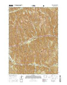 Ferry Peak Wyoming Current topographic map, 1:24000 scale, 7.5 X 7.5 Minute, Year 2015