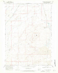 Fifteenmile Spring Wyoming Historical topographic map, 1:24000 scale, 7.5 X 7.5 Minute, Year 1968
