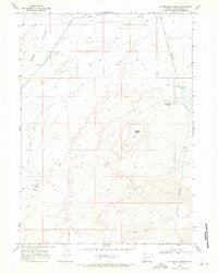 Fifteenmile Spring Wyoming Historical topographic map, 1:24000 scale, 7.5 X 7.5 Minute, Year 1968