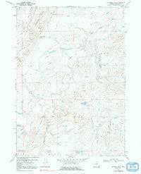 Fiftymile Flat Wyoming Historical topographic map, 1:24000 scale, 7.5 X 7.5 Minute, Year 1968