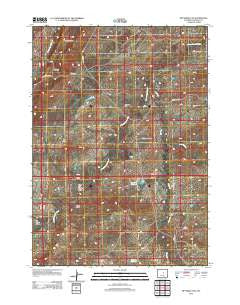 Fiftymile Flat Wyoming Historical topographic map, 1:24000 scale, 7.5 X 7.5 Minute, Year 2012