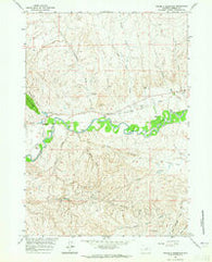 Figure 8 Reservoir Wyoming Historical topographic map, 1:24000 scale, 7.5 X 7.5 Minute, Year 1961
