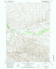 Figure 8 Reservoir Wyoming Historical topographic map, 1:24000 scale, 7.5 X 7.5 Minute, Year 1961