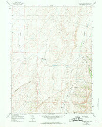 Fillmore Ranch Wyoming Historical topographic map, 1:24000 scale, 7.5 X 7.5 Minute, Year 1966