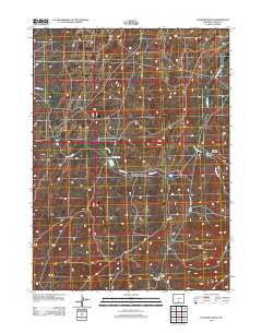 Fillmore Ranch Wyoming Historical topographic map, 1:24000 scale, 7.5 X 7.5 Minute, Year 2012
