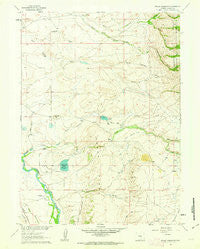 Finley Reservoir Wyoming Historical topographic map, 1:24000 scale, 7.5 X 7.5 Minute, Year 1961