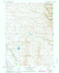 Finley Reservoir Wyoming Historical topographic map, 1:24000 scale, 7.5 X 7.5 Minute, Year 1961