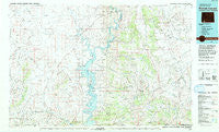 Firehole Canyon Wyoming Historical topographic map, 1:100000 scale, 30 X 60 Minute, Year 1980