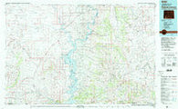 Firehole Canyon Wyoming Historical topographic map, 1:100000 scale, 30 X 60 Minute, Year 1980