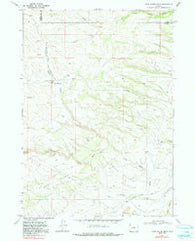 First Water Draw Wyoming Historical topographic map, 1:24000 scale, 7.5 X 7.5 Minute, Year 1968
