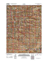 First Water Draw Wyoming Historical topographic map, 1:24000 scale, 7.5 X 7.5 Minute, Year 2012